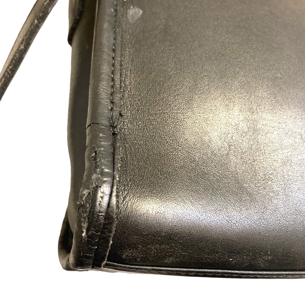 Coach 9870 black leather court bag made in Costa Rica black - Picture 8 of 16